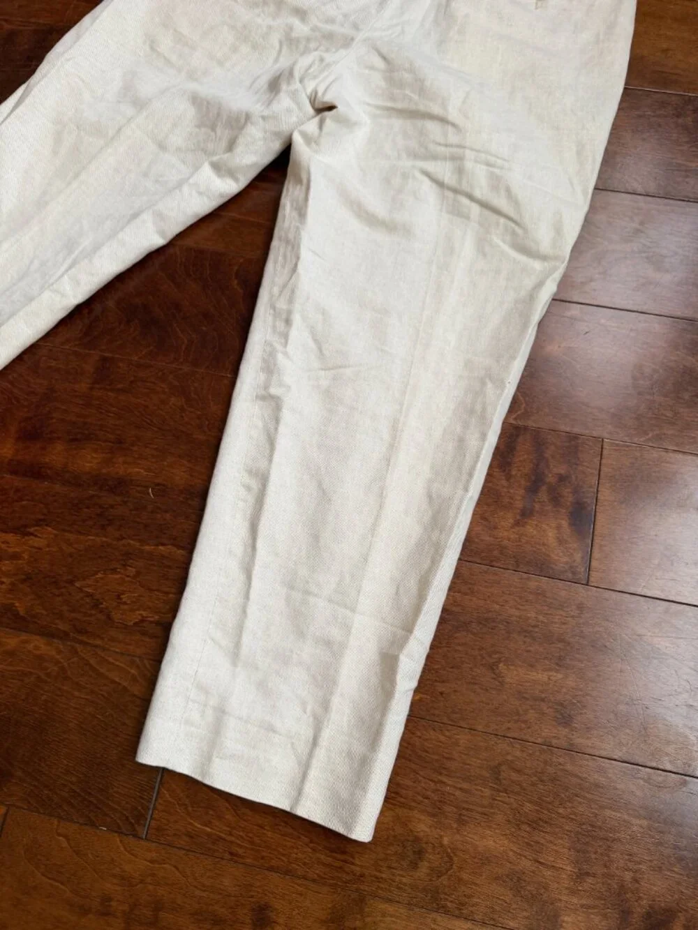 Slates by Levi Strauss & Co. Business Pants Size 32x30, Cream Linen